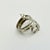 1990s 1990s Vintage Southwestern Boho Chic Figurative Sterling Silver Snake Ring - Size 6 For Sale - Image 5 of 12