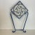 1980s Vintage Outdoor Garden Mosaic Tile Drinks Table, Newly Painted For Sale - Image 6 of 9