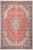 Art Nouveau 1990's Vintage Coral/Blue Wool Rug - 9'5'' X 12'7'' For Sale - Image 9 of 10