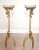 Hollywood Regency Gilt Metal Scroll Candle Stands - A Pair For Sale In Philadelphia - Image 6 of 13