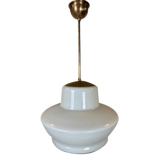 Art Deco Hanging Lamp - Opaline For Sale