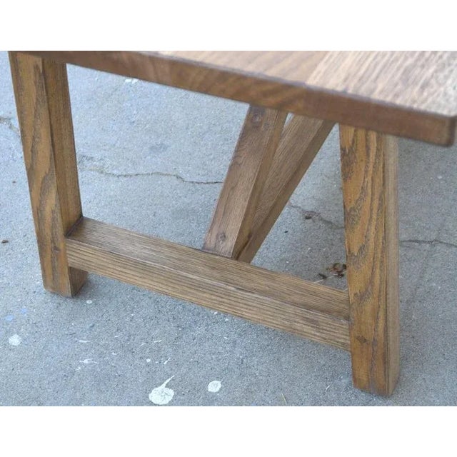 Petersen Antiques Rift White Oak Dining Table For Sale - Image 9 of 11