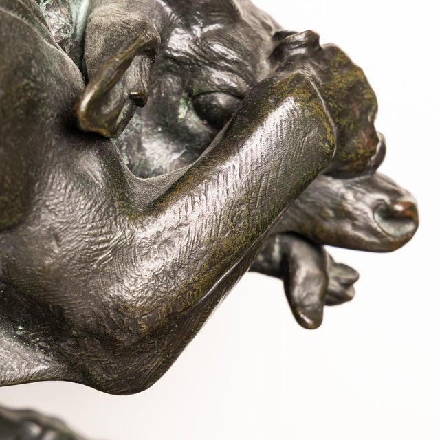 Antoine-Louis Barye, Panther & Stag Hunting Scene, 1800, Bronze For Sale - Image 13 of 18