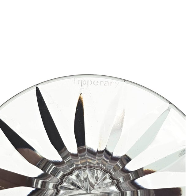 Transparent Tipperary Crystal Candlestick Pair - Refined Irish Craftsmanship - Luxe Décor Accent for Formal Dining or Stylish Display For Sale - Image 8 of 8