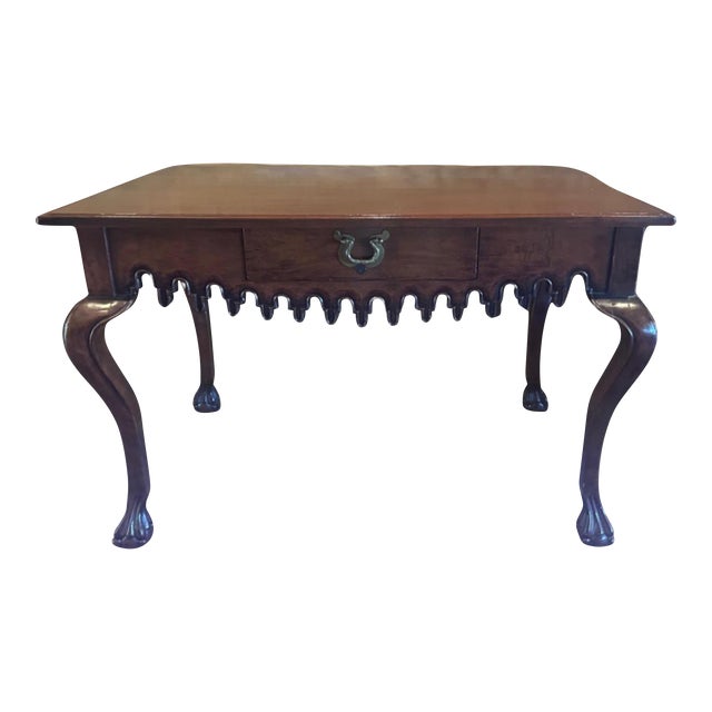 French Country 18th C Style Gregorius Pineo French Country Console Table Desk For Sale - Image 3 of 7