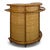 Brown Rattan Bar Counter, 1980s For Sale - Image 8 of 8