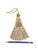 Sage Green Key Tassels With Looped Ruche - a Pair For Sale - Image 10 of 12