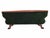 Mid 19th Century Antique American Empire Mahogany Grecian Sofa Newly Upholstered For Sale - Image 5 of 7