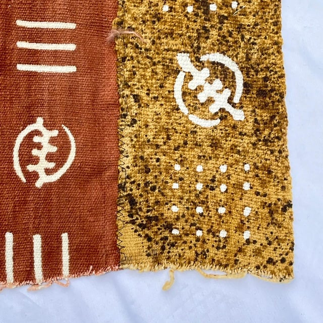 Early 20th Century Mudcloth Multi Colored Textile Mali 67x40 Inch For Sale - Image 12 of 12