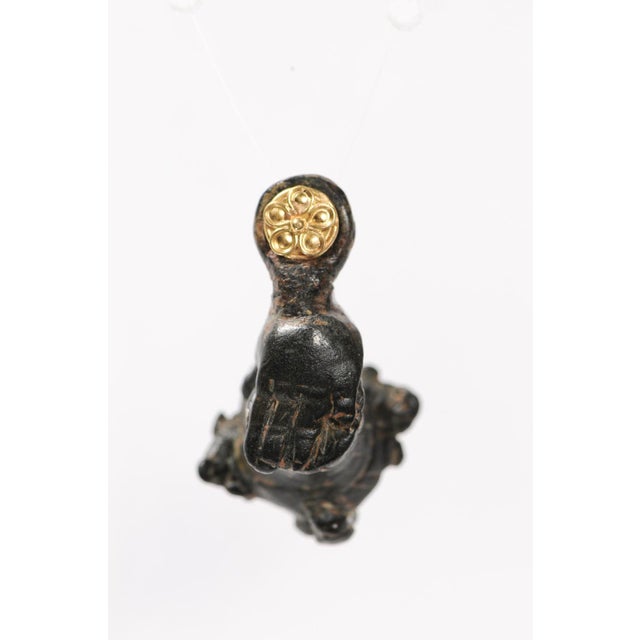 A Bronze Roman Artifact as Unique Pendant For Sale - Image 4 of 11