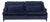 Custom Made the Jones 3-Seat Deep Blue Sofa For Sale
