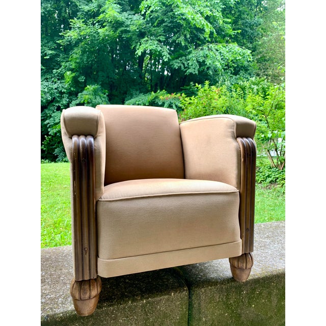 Set of Vintage Art Deco Chairs in the style of Eugene Printz, 1920s For Sale - Image 17 of 18