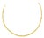 24 Karat Pure Gold Hand Made Yellow Gold Tube Chain Necklace, 4 Gm, 16 Inch For Sale