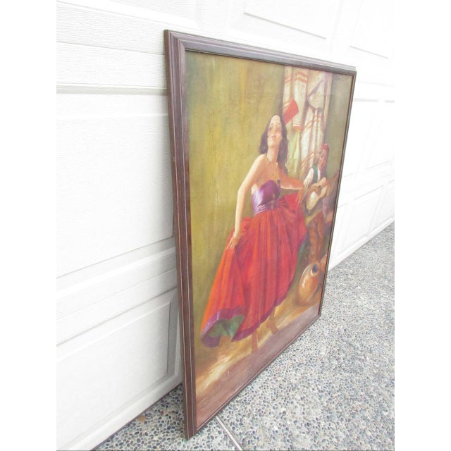 Painting of a Flamenco or Gypsy Dancer by c.h. Kletzker For Sale - Image 14 of 18