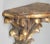 Late 20th Century Large Vintage Italian Gilt Wall Bracket Shelf For Sale - Image 5 of 9