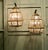 Large Octagonal Painted Brass Wall Lanterns, 1960, Set of 2 For Sale - Image 4 of 9