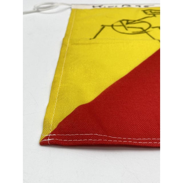 Klaus Vom Bruch, Cargo Cult: Mann über Bord Flag Artwork, 1995, Fabric For Sale - Image 10 of 16