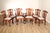 High Quality Set of 8 Solid Mahogany Dining Side Chairs with Ball and Claw Feet and Carved Scroll Crest Rails, Custom...