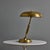 1940s Giovanni Michelucci Patinated Brass Adjustable Banker Lamp for Lariolux For Sale In Los Angeles - Image 6 of 18