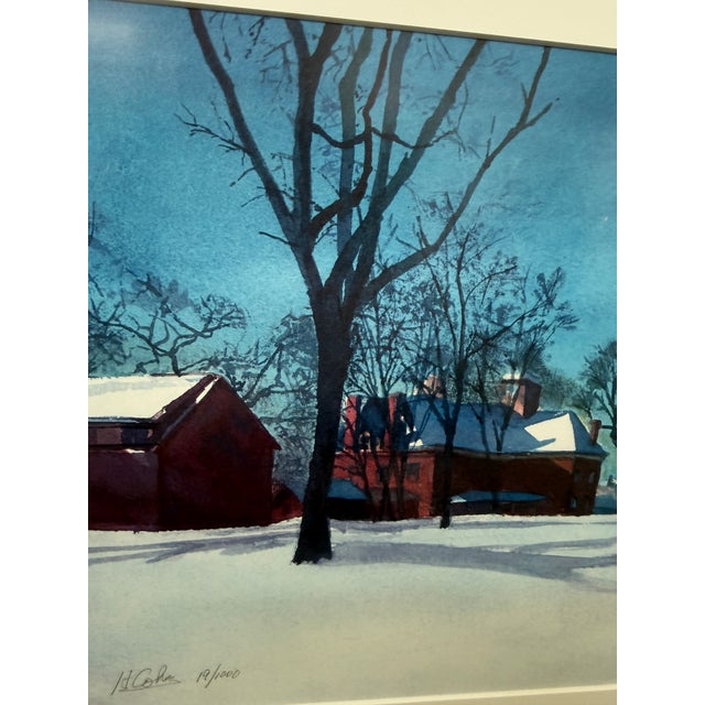 Robert Cohen Kentlands Mansion Lmt. Ed. Painting, Signed For Sale In San Francisco - Image 6 of 12