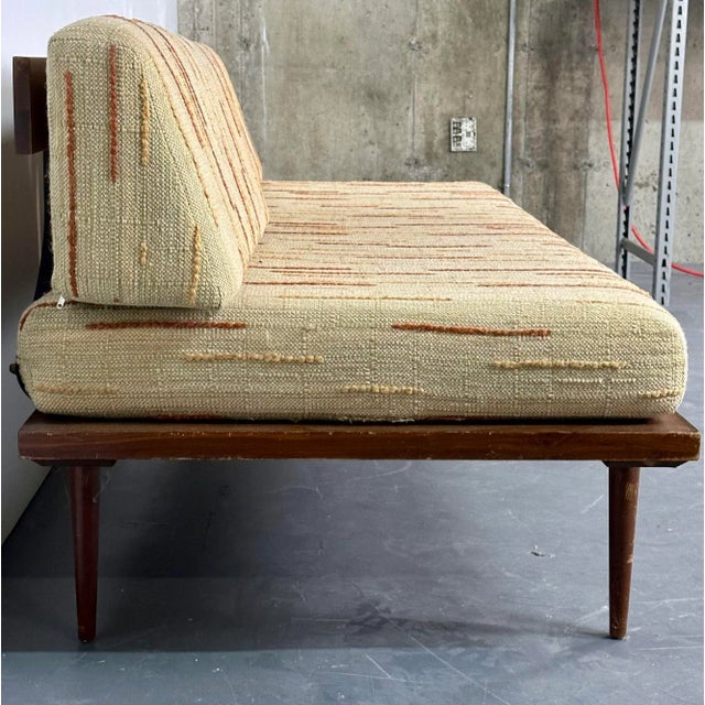 Mustard Mid-Century Modern Peter Hvidt & Orla Molgaard Sofa / Daybed, Danish 1960s For Sale - Image 8 of 13