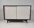 Vintage White Commode in Oak, 1960s For Sale - Image 6 of 9