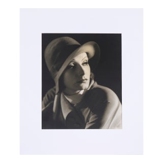 Greta Garbo - Black and White Photograph by Clarence Sinclair Bull, 1930 by Clarence Sinclair Bull For Sale