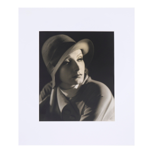 Greta Garbo - Black and White Photograph by Clarence Sinclair Bull, 1930 by Clarence Sinclair Bull