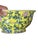 Chinoiserie Vintage Andrea by Sadek Famille Jaune Porcelain Bowl For Sale - Image 3 of 6