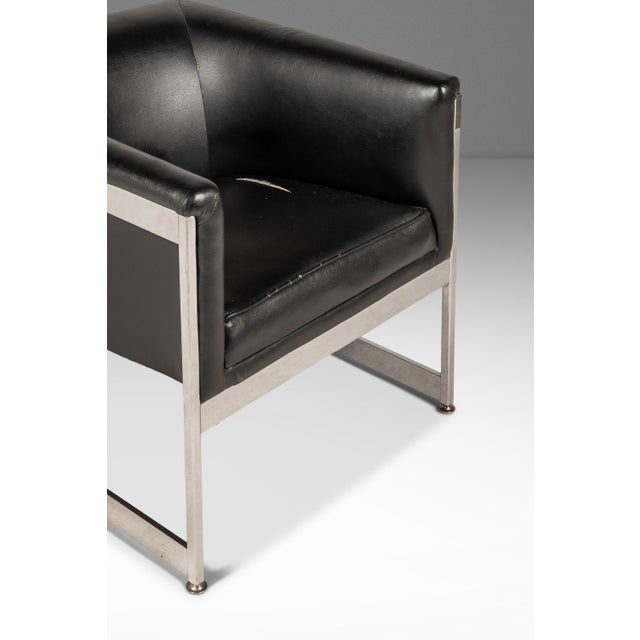 Rare Set of Two ( 2 ) Mid-Century Modern "Cube" Chairs by Milo Baughman for Thayer Coggin, Usa, C. 1960's For Sale - Image 16 of 18