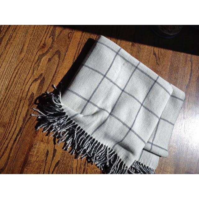 Lambswool Throw Made in Portugal Chairish