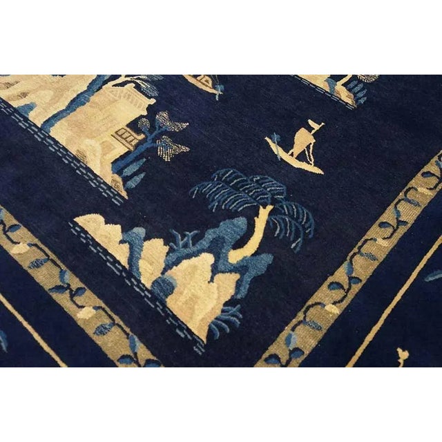 1900 - 1909 Antique Chinese Peking Rug For Sale - Image 5 of 5