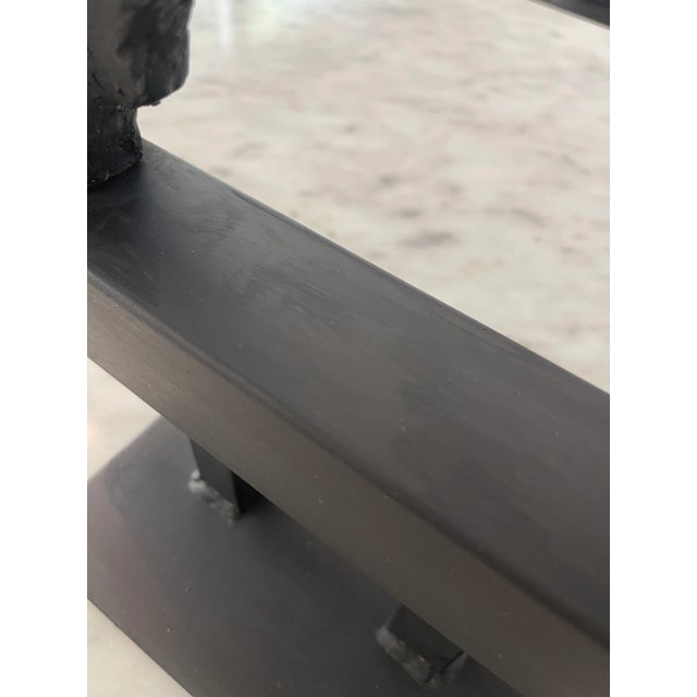 1980s Vintage Abstract Brutalist Female Sculpture For Sale - Image 5 of 10