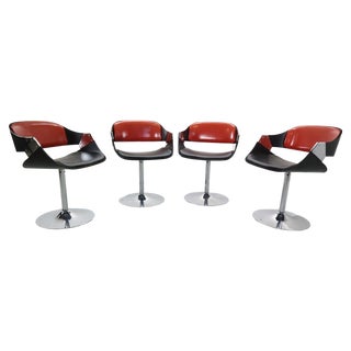 Set of Dining Room Chairs attributed to Rudi Verelst for Novalux, 1970s For Sale