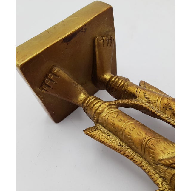 1960s Bronze Statue of Hindu Goddess, 1960s For Sale - Image 5 of 18