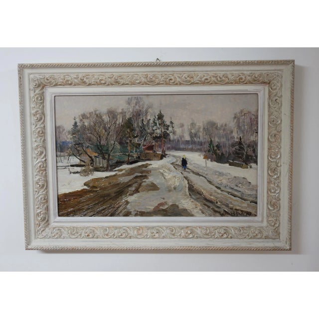 Contemporary Andrei Ovcharov, Winter White, 1978 For Sale - Image 3 of 6