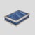 Metal Blue Acrylic Glass Box with Stainless Steel Accents, 1980s For Sale - Image 7 of 7