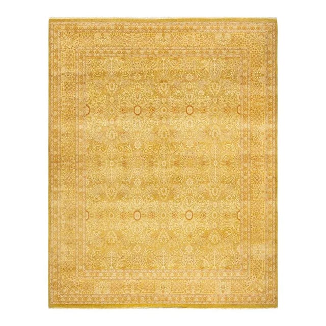 Green Mogul, One-of-a-Kind Hand-Knotted Area Rug in Green, 8' 3" x 10' 4" For Sale - Image 8 of 8