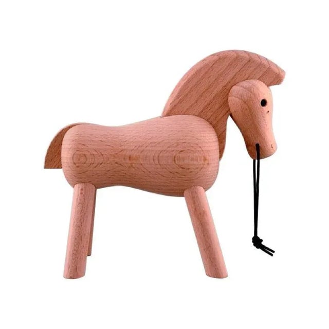 Wood Danish Wooden Horse by Kay Bojesen For Sale - Image 7 of 7