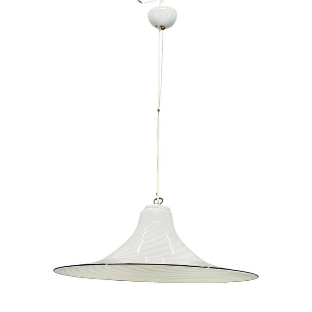 Italian Space Age Murano Glass Pendant Light, 1970s For Sale