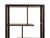 Coffee Asian Inspired Asymmetrical Dark Brown Shelving Display Cabinet Divider For Sale - Image 8 of 12