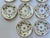 Alabaster Vintage Royal Chelsea England Gilt Floral Plates - Set of 11 For Sale - Image 8 of 12
