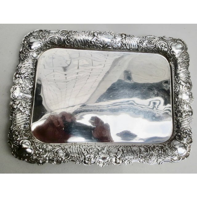 Beaux-Arts Bruckmann & Son of Heilbronn, c.1900. Silver Tray For Sale - Image 3 of 7