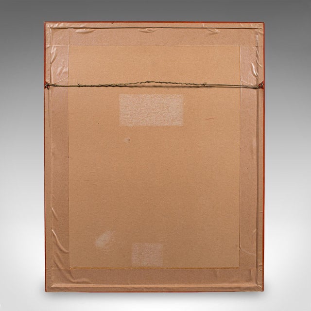 Vintage Beach Landscape Painting, English School Watercolour, Nautical Art, 1991 For Sale - Image 9 of 9