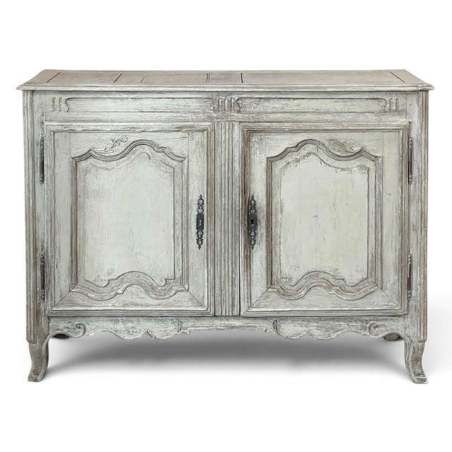 18th Century French Louis XV Painted Buffet For Sale - Image 16 of 17