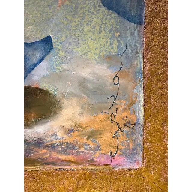 José Gerson, Land of Men, Oil on Wood, 1995 For Sale - Image 4 of 10