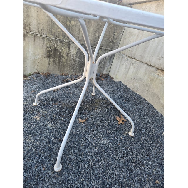 Vintage Woodard Sculptura Style Outdoor Patio Seating For Sale - Image 11 of 12