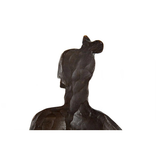 Art Deco Modernism Bronze Sculpture “Amazon and the Hero” by Sava Botzaris For Sale - Image 10 of 18