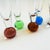 Colorful Postmodern Art Glass Cordials - Set of 6 For Sale - Image 10 of 11