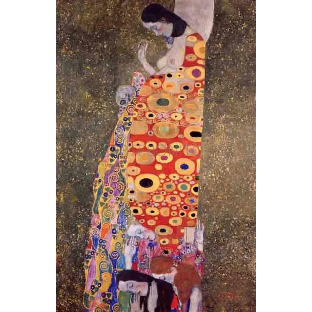 Artist: Gustav Klimt Country: Austria Title: Hope 2 Medium: Giclee Marks: Numbered limited edition Printed: Watercolor...